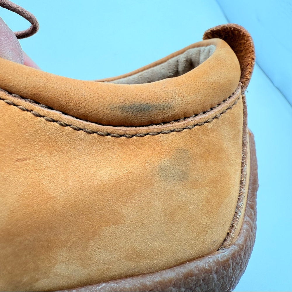 Born Sahara Tan Nubuck Leather Lace Up Driving Shoes Comfort  Women’s Size 8 - Picture 13 of 14